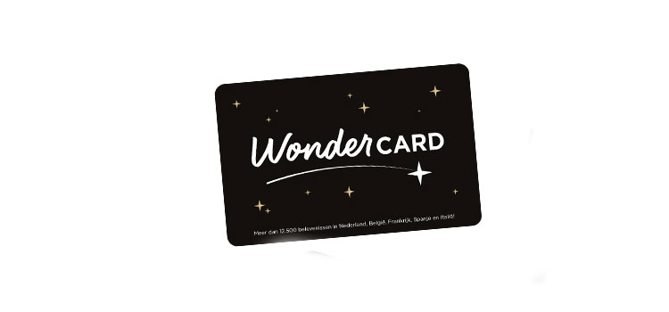 Wondercard cadeaukaart pagina